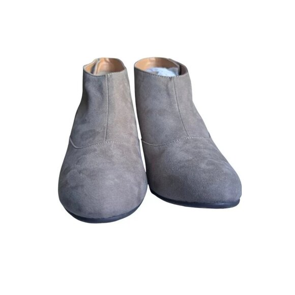 CL by Chinese Laundry Women's Valerie Wedge Boot Charcoal Super Gray Size 10 NEW - Picture 8 of 8